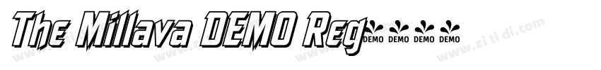 The Millava DEMO Reg字体转换